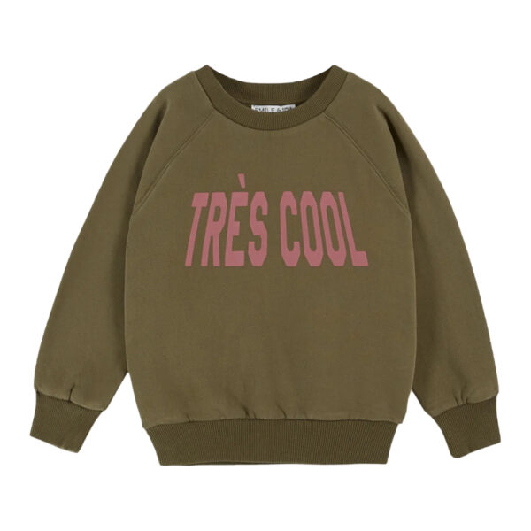 COOL SWEATSHIRT OLIVE - EMILE ET IDA