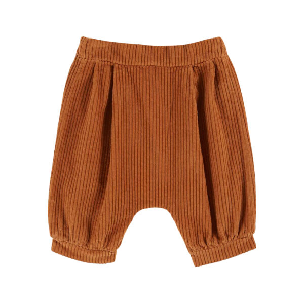 CORDUROY BABY SAROUEL PANTS  PECAN - EMILE ET IDA