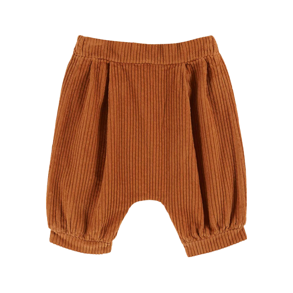 CORDUROY BABY SAROUEL PANTS  PECAN - EMILE ET IDA