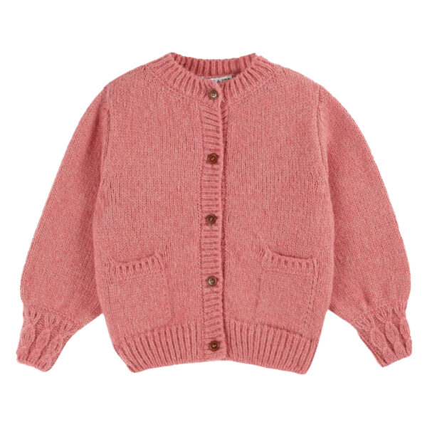 CUDDLY CARDIGAN ROSE - EMILE ET IDA