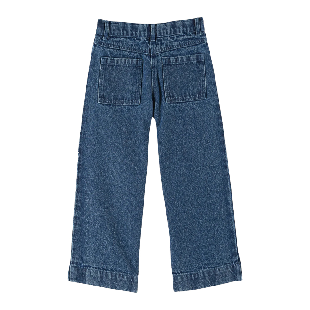 EMBROIDERED DENIM TROUSERS DENIM - EMILE ET IDA - Image 2