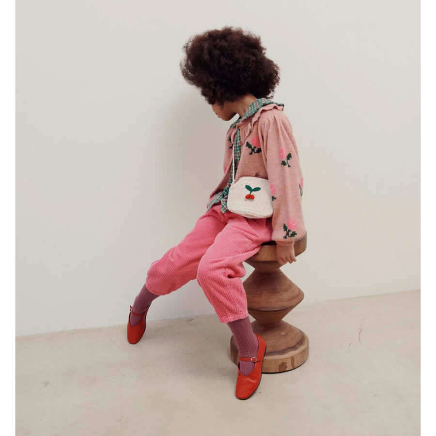 FLOWERS CARDIGAN ROSE - EMILE ET IDA - Image 3