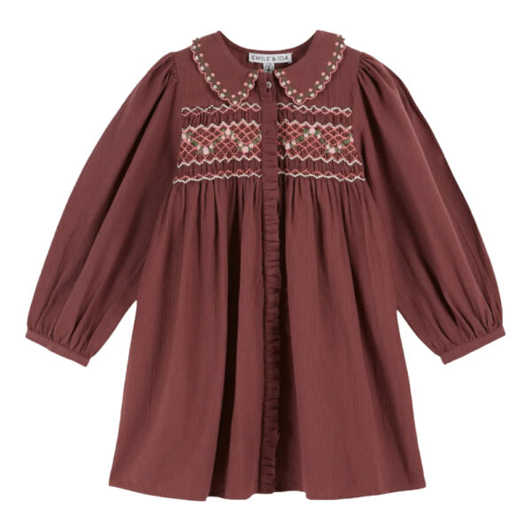 SMOCKED DRESS  VIOLINE - EMILE ET IDA