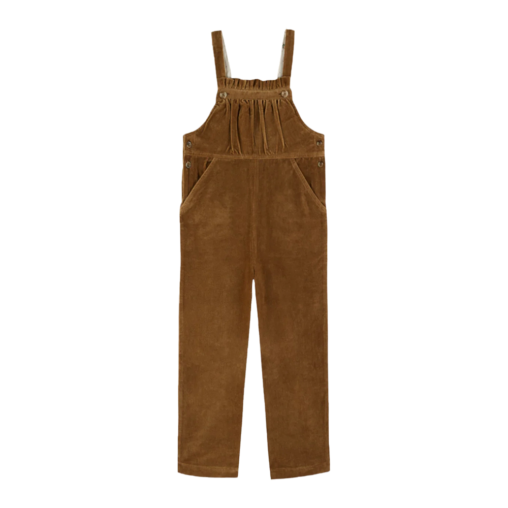 VELVET OVERALLS BRONZE - EMILE ET IDA