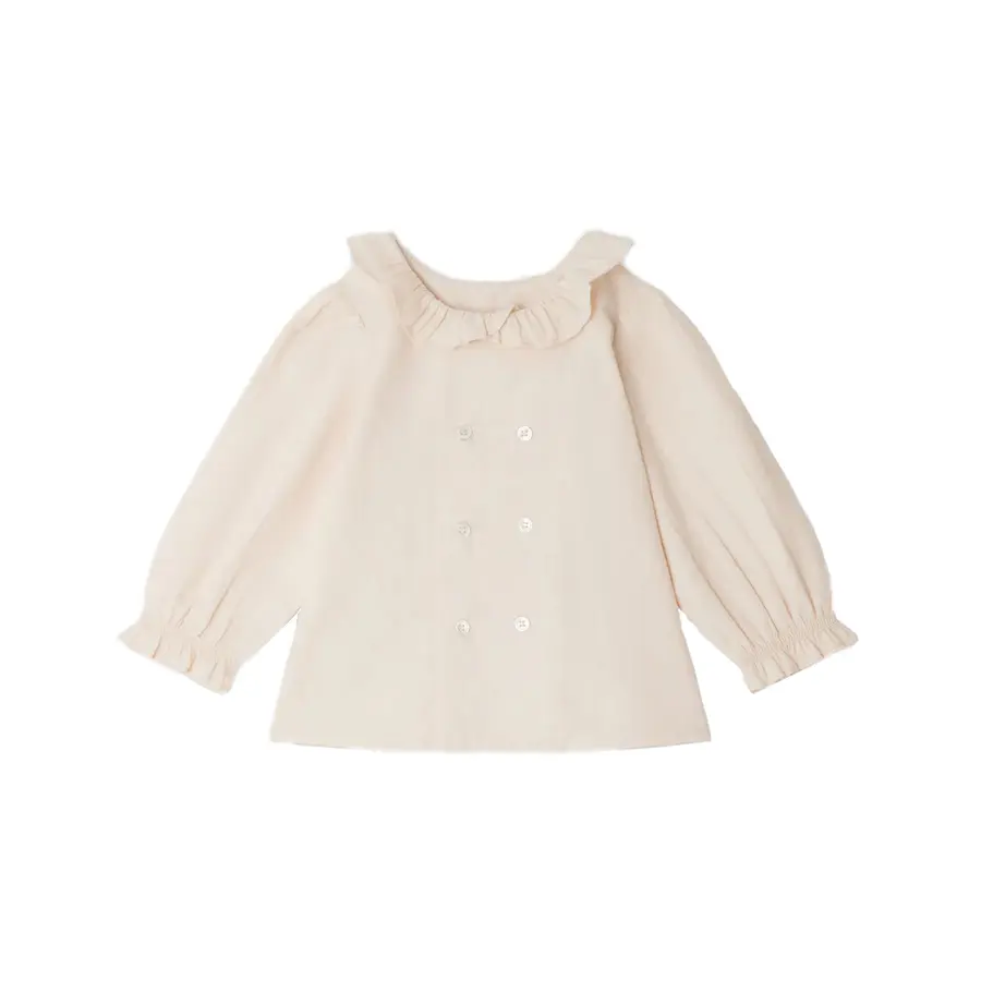 BLOUSE GIGI SHIRT PALE PINK - BONPOINT