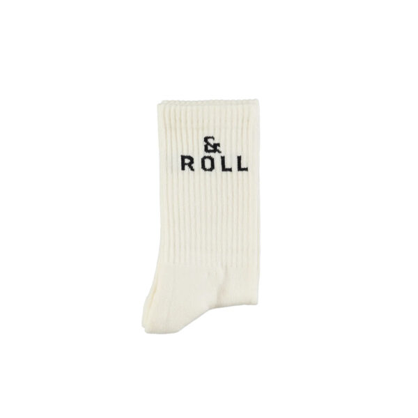 Socks | Ecru w/ "rock & roll" - PIUPIUCHICK