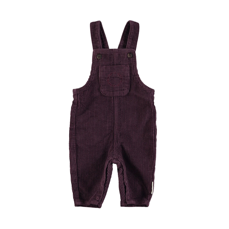 Dungarees | Aubergine corduroy - PIUPIUCHICK