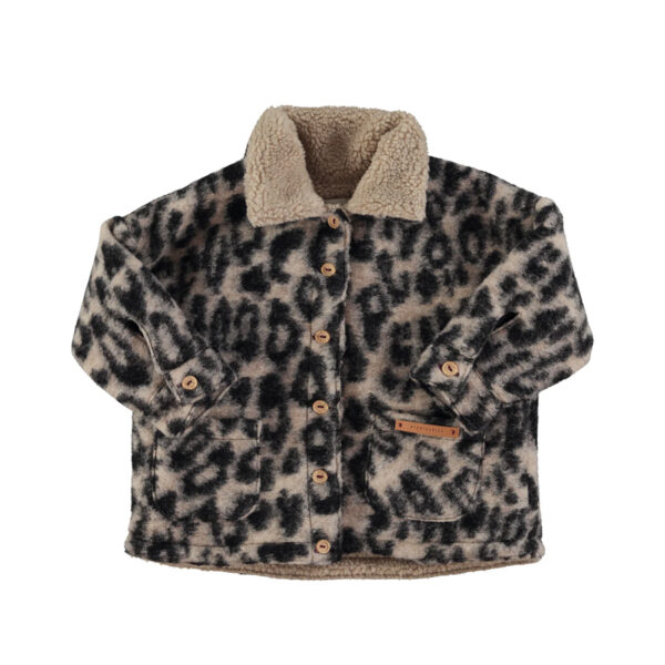 Jacket | Ecru w/ animal print - PIUPIUCHICK