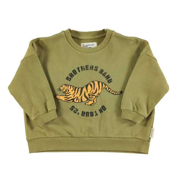 Sweatshirt | Orange w/ "music" print - PIUPIUCHICK
