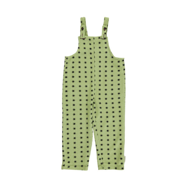 Dungarees | Green w/ black stars - PIUPIUCHICK