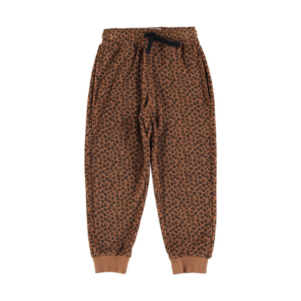 Jogging pants | Brown w/ animal print - PIUPIUCHICK