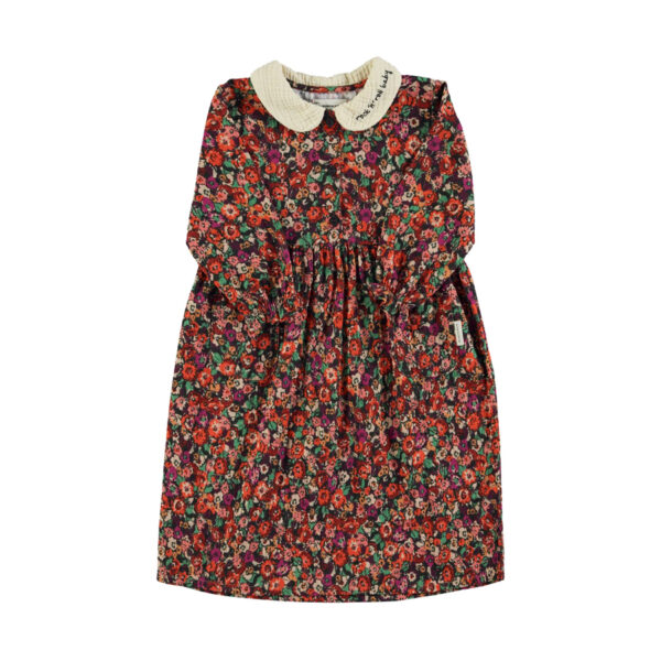 Long dress | Multicolor flowers - PIUPIUCHICK
