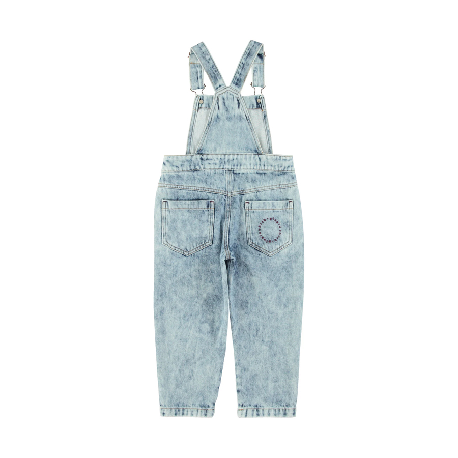 Dungarees | Washed blue denim - PIUPIUCHICK - Image 2
