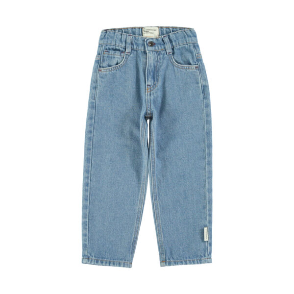 Unisex trousers | Washed navy denim - PIUPIUCHICK