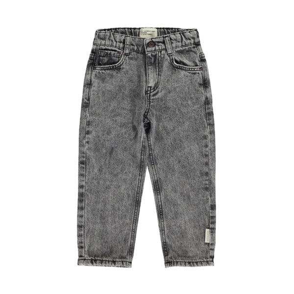 Unisex trousers | Washed black denim - PIUPIUCHICK