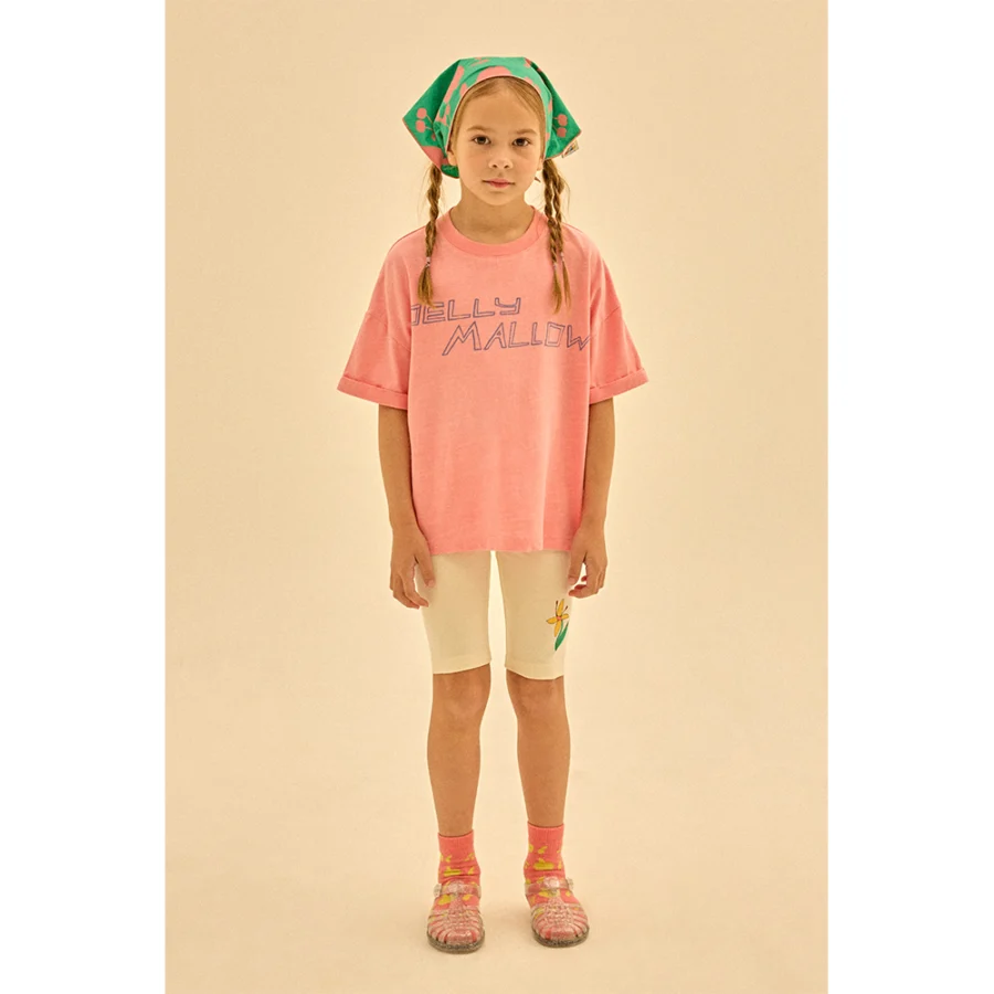 Flower Knee-Lenght Legging - JELLY MALLOW - Image 3