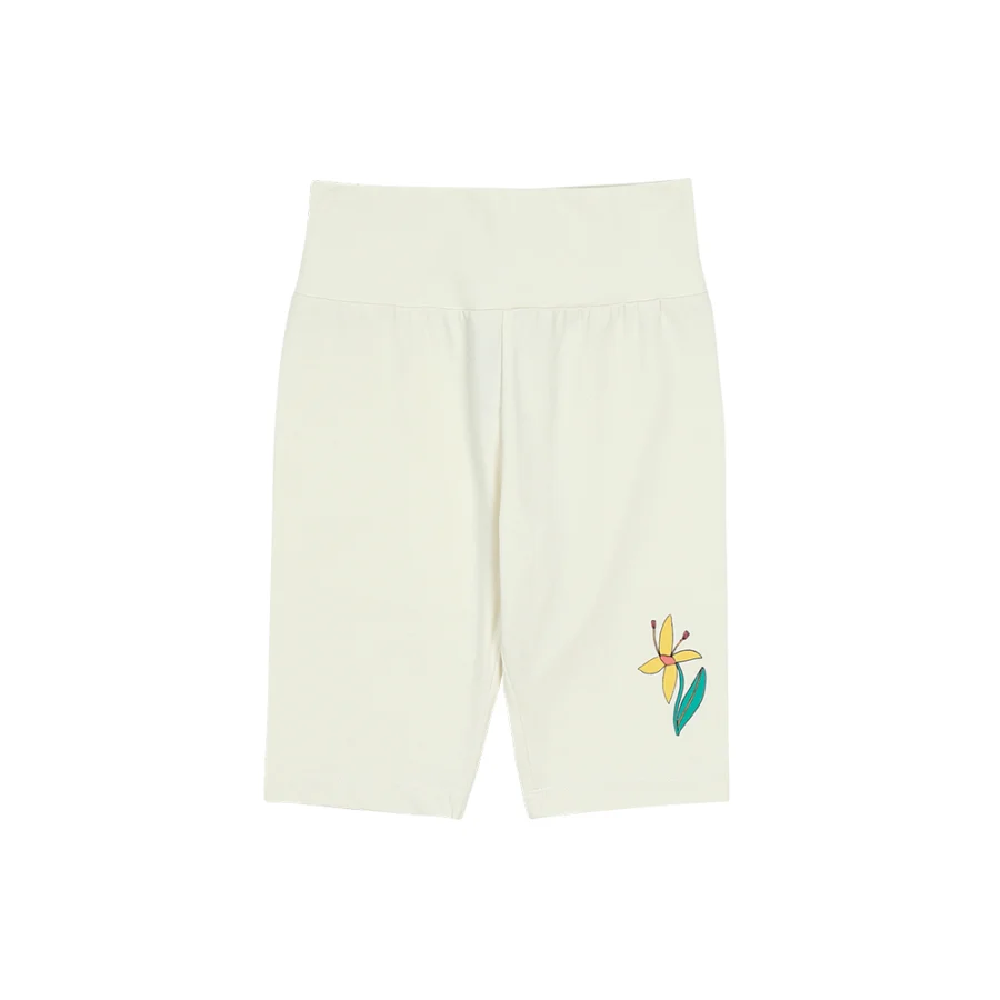 Flower Knee-Lenght Legging - JELLY MALLOW