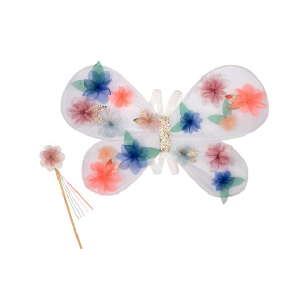 Organza Flower Wings & Wand-MERI MERI