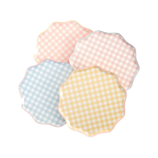 Gingham Side Plates-MERI MERI