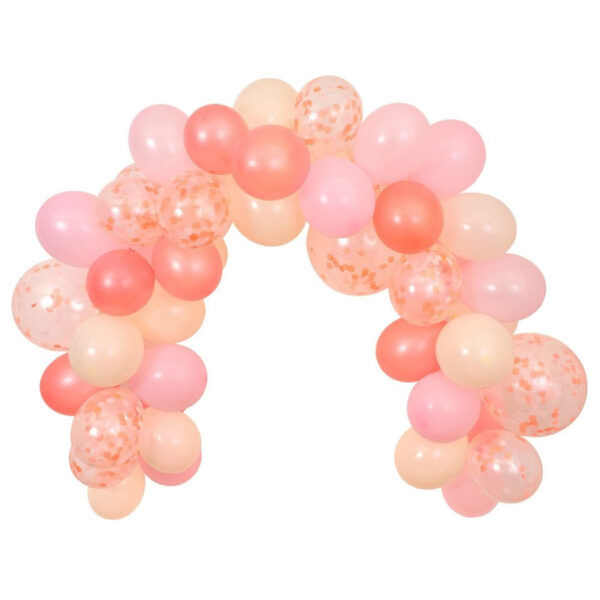 Pink Balloon & Streamer Garland-MERI MERI