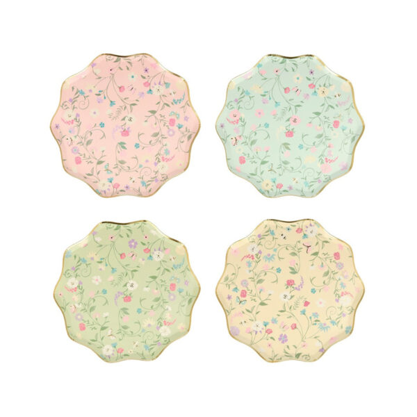 Ladurée Paris Floral Side Plates-MERI MERI