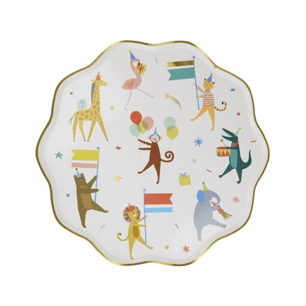 Animal Parade Dinner Plates-MERI MERI