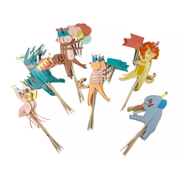 Animal Parade Cupcake Kit-MERI MERI