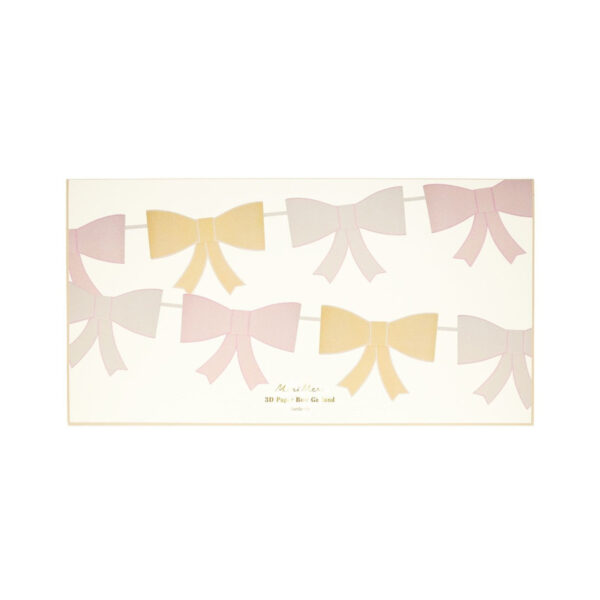 3D Paper Bow Garland-MERI MERI