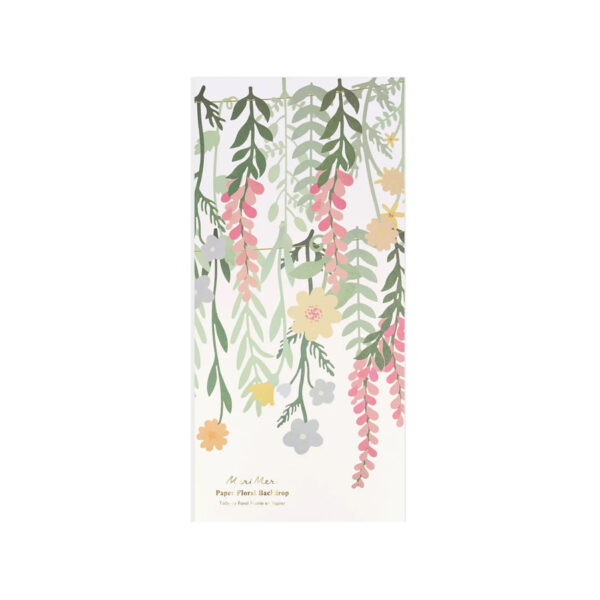 Floral Paper Backdrop-MERI MERI