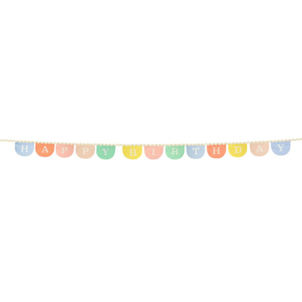 Happy Birthday Fabric Garland-MERI MERI