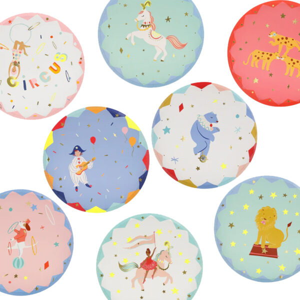 Circus Side Plates-MERI MERI