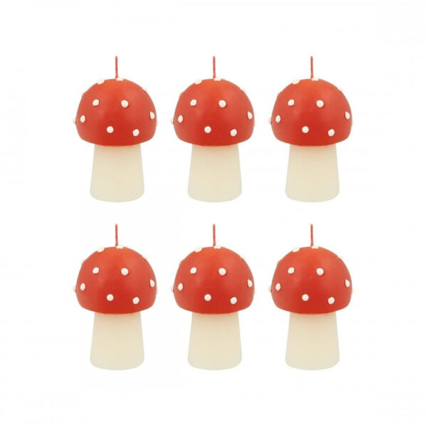 Mini Mushroom Candles-MERI MERI