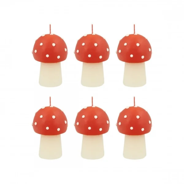 Mini Mushroom Candles-MERI MERI