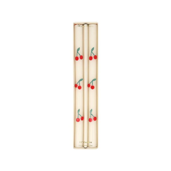Cherry Table Candles-MERI MERI