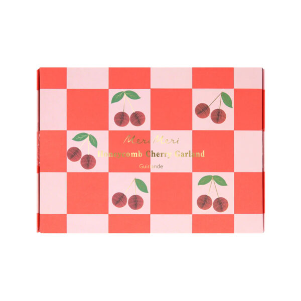 Cherry Honeycomb Garland-MERI MERI
