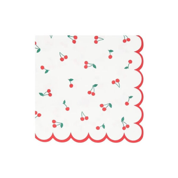 Cherry Pattern Large Napkins-MERI MERI
