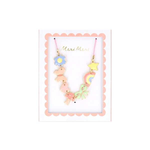 Fun Icons Enamel Charm Necklace-MERI MERI
