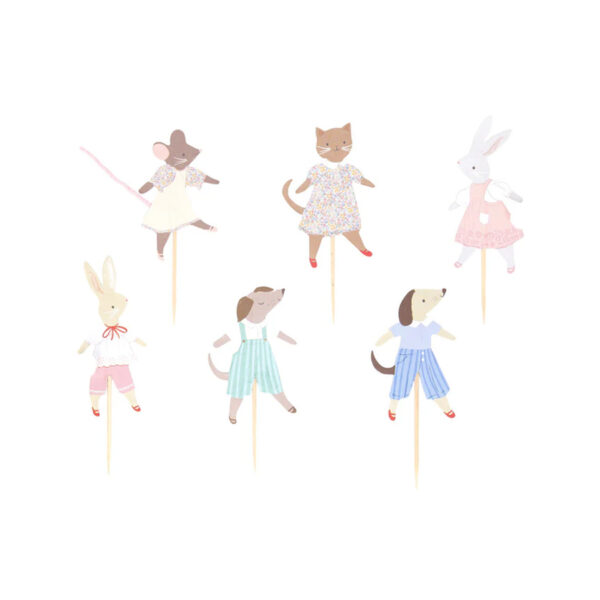 Animal Friends Cupcake Kit-MERI MERI