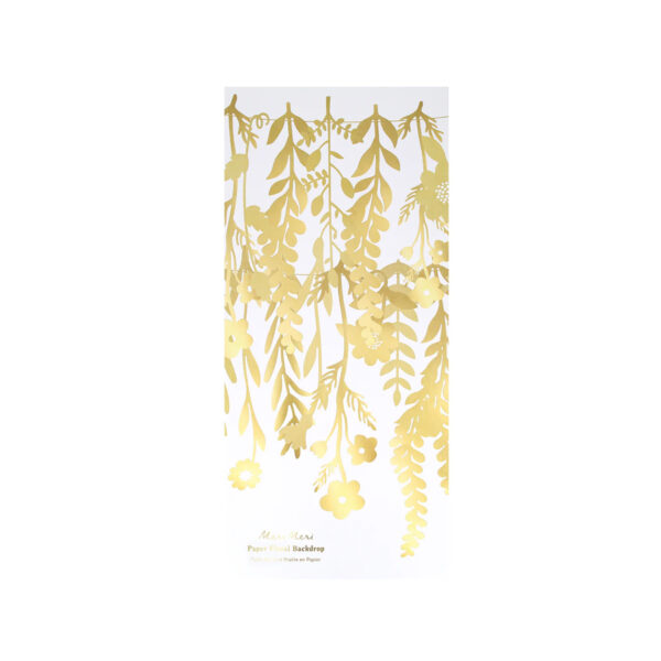 Gold Flower Backdrop-MERI MERI
