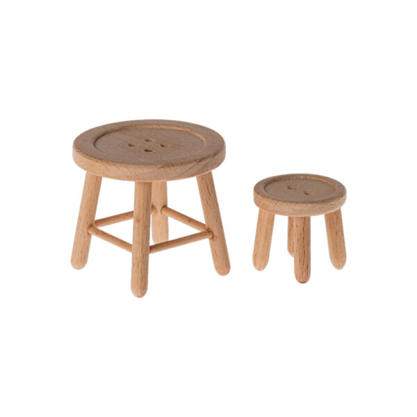 Table and stool set, Mouse - MAILEG