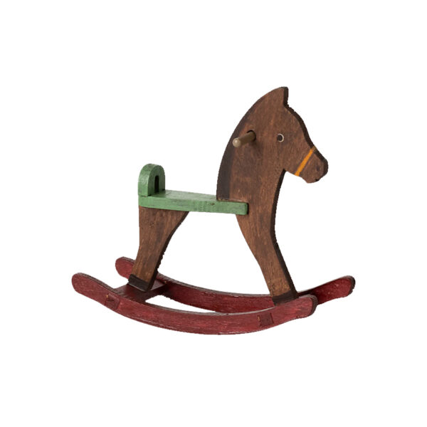 Rocking horse, Mouse - Dark brown - MAILEG