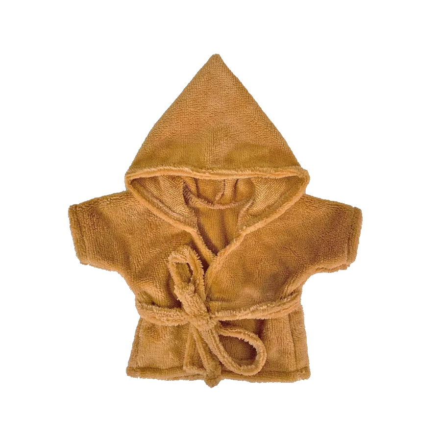 Camel terry cloth bathrobe-MINIKANE