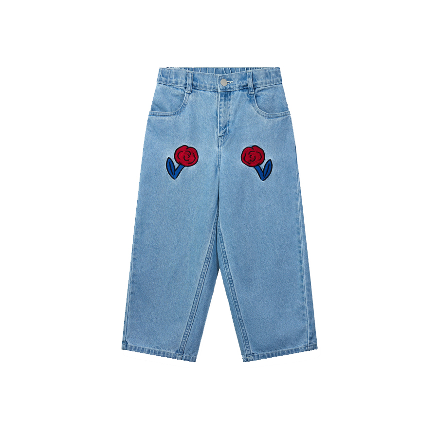 DAHLIA JEAN - MID WASH DENIM - WYNKEN