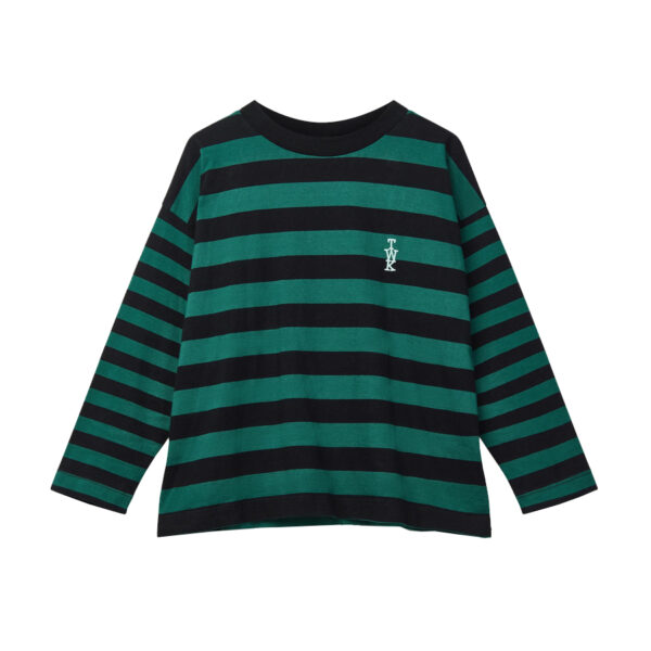 DUET TEE - BLACK / FOREST GREEN - WYNKEN