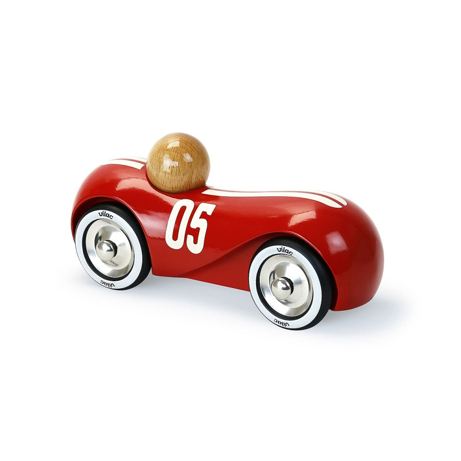 Red vintage streamline car - VILAC