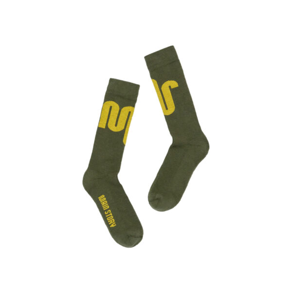 Sock - G…Green Olive Knit - MAIN STORY