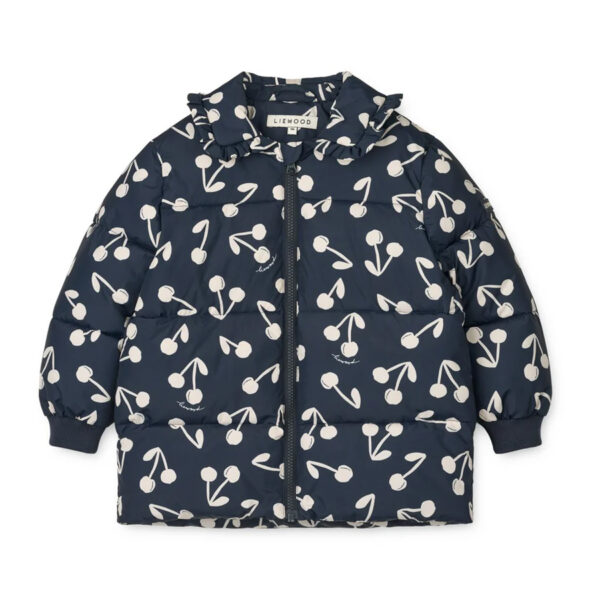 Anemone Long JacketCherry blossom / Classic navy - LIEWOOD