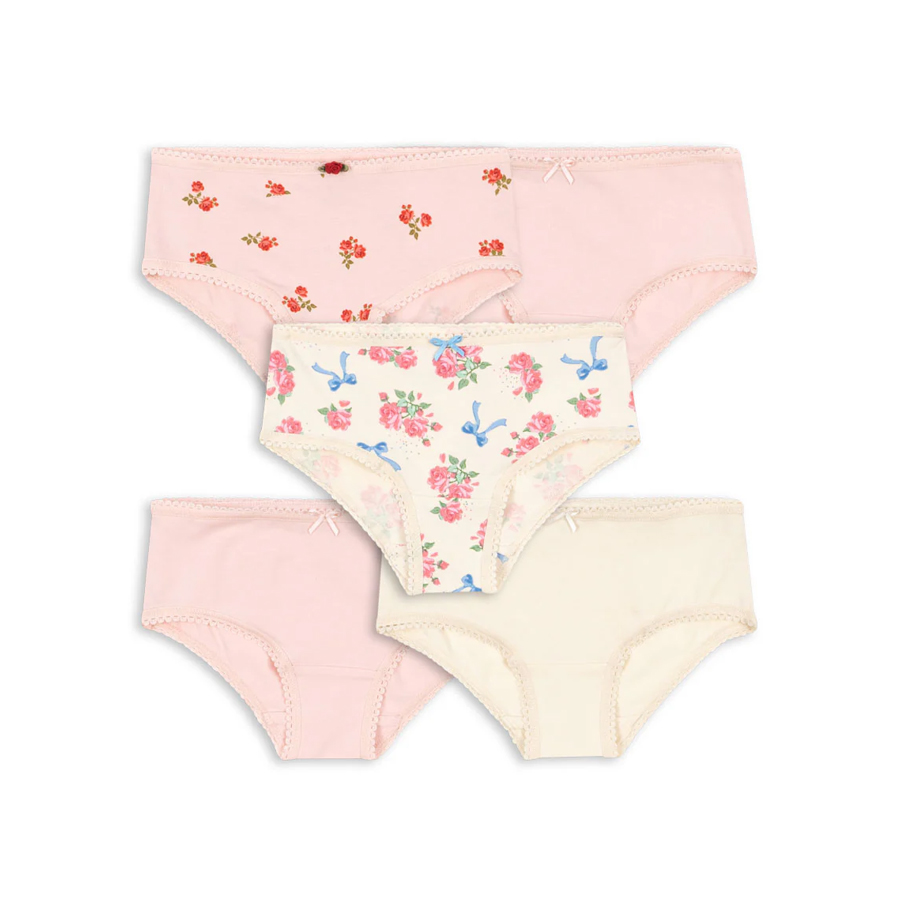 BASIC 5 PACK GIRL UNDERPANTS GIRL MIX PACK - KONGES SLOEJD