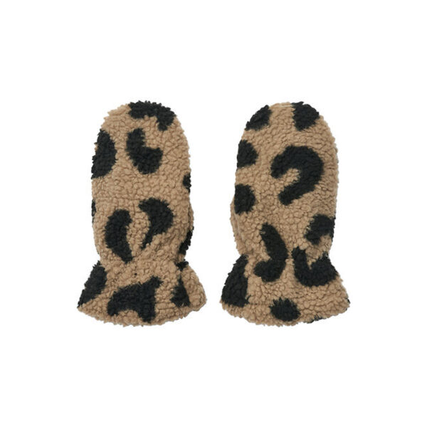 Grethe Pile Gloves Mega leo / Oat mix - LIEWOOD