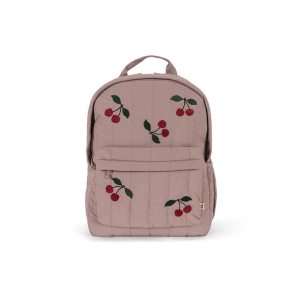 JUNO QUILTED BACKPACK MIDI  TWILIGHT MAUVE - KONGES SLOEJD